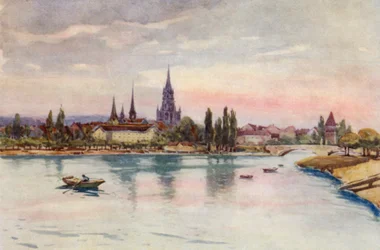 Der Rhein: Konstanz, vom See aus