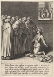 Thomas von Aquin tritt dem Dominikanerorden bei