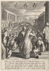 Erscheinung von drei Dominikanern