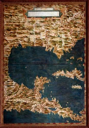 Karte von Mexiko, Kuba, Florida und Jamaika, erstellt von Egnazio Danti um 1567