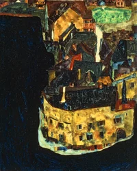 Stadt am Blauen Fluss II