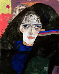 Trauernde Frau
