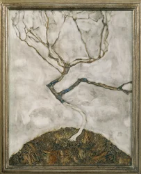 Kleiner Baum im Spätherbst