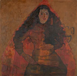 Porträt von Trude Engel, ca. 1913