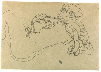 Liegender weiblicher Akt, 1914