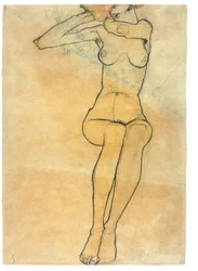 Sitzender Akt, 1910