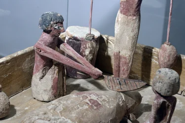 Detail aus Modell einer Metzgerei, Ägypten, ca. 2000-1700 v. Chr.