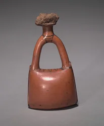 Flasche in Form eines Lederbeutels, Neues Reich, ca. 1415-1381 v. Chr.