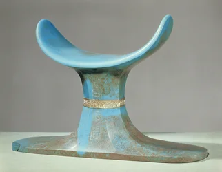 Kopfstütze, aus dem Grab von Tutanchamun (ca. 1370-52 v. Chr.) Neues Reich