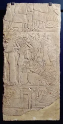 Szene der Klage während einer Beerdigung, aus Sakkara, Neues Reich, ca. 1330 v. Chr.