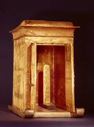 Der goldene Schrein von Tutanchamun (ca. 1370-1352 v. Chr.) Neues Reich