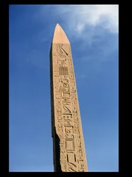 Der Obelisk von Tuthmosis I. (1504-1492 v. Chr.) im Großen Tempel von Amun, Karnak-Tempel, Neues Reich