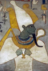 Osiris aus dem Grab von Ramses I, Theben (Wandmalerei)