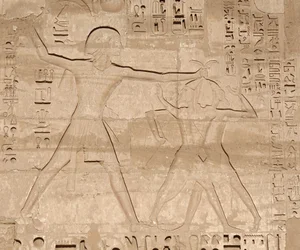 Szene des Massakers an Feinden, Tempel des Horus, Edfu
