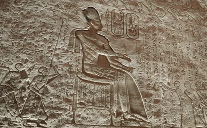Der große Tempel von Abu Simbel
