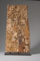 Rückseite eines Sarkophag-Panels, Dritte Zwischenzeit (bemaltes Holz)