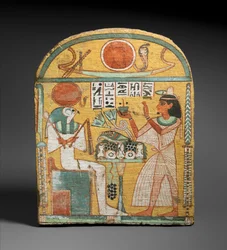 Stele von Aafenmut, aus Theben, Spätzeit, ca. 924-889 v. Chr.