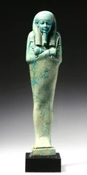 Ushabti-Figur für Nakht-Hor-em-heb-mes-em-khereden, Spätzeit, ca. 600 v. Chr.