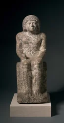 Sitzende Statue von Nykara, 2408-2377 v. Chr.