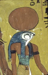 Altes Ägypten, Wandmalerei, Grab von Sennedjem, Grab der Adligen, Theben, Deir el Medina