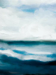Abstrakter Ozeanhorizont