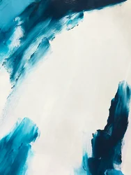 Tiefblaue Bewegung