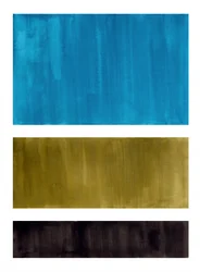 Gemalte blau-goldene Blöcke