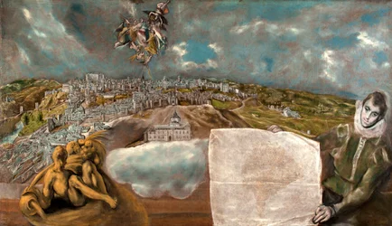 Ansicht und Plan von Toledo