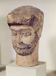 Kopf eines bärtigen Mannes, ca. 1800 v. Chr.