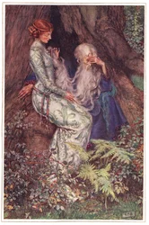 O Meister, liebst du meinen zarten Reim?, Illustration aus 