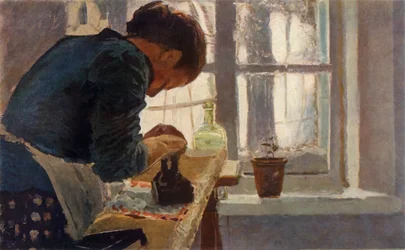 Die Wäscherin, spätes 19. Jahrhundert, 1965
