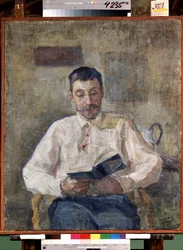 Porträt des russischen Malers Mikhail Matiouchine