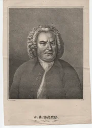Johann Sebastian Bach (1685-1750) (ca. 1850, Gravur)