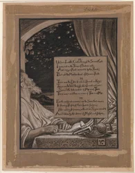 (Illustration für Rubáiyát von Omar Khayyám) Vergebliches Fragen