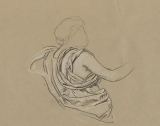 Studie für die Figur des Herbstes