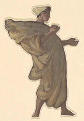 Studie für griechische Mädchen beim Baden, ca. 1872