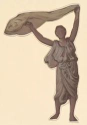 Studie für Griechische Mädchen beim Baden, ca. 1872