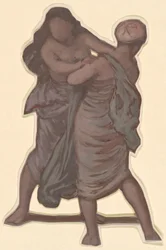 Studie für Griechische Mädchen beim Baden, ca. 1872