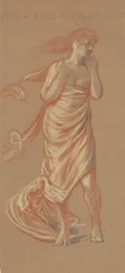 Studie für badende griechische Mädchen [recto], ca. 1872