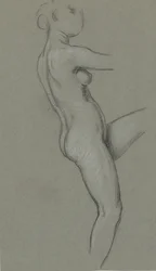 Studie für Die Schicksale, die Sterne sammeln, 1884-1887