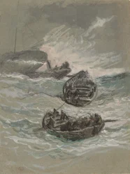 Das Schiffswrack, ca. 1880