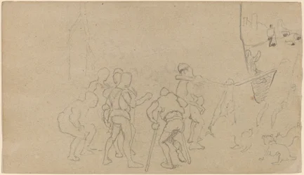 Dorfszene, ca. 1859