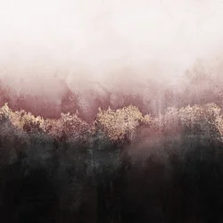 Goldener Waldnebel