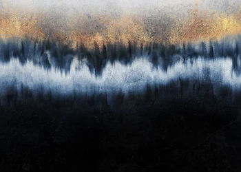 Goldener Horizont Abstrakt
