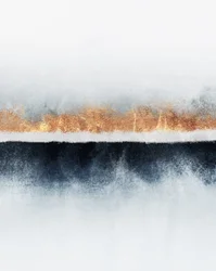 Goldener Horizont Abstrakt