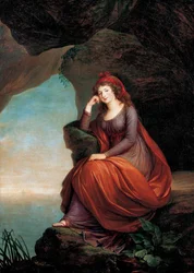 Porträt von Maria Josepha Hermenegilde von Liechtenstein, Prinzessin Esterhazy, als Ariadne auf Naxos