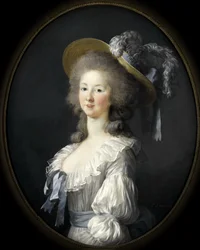 Porträt der Marie Louise von Savoyen 1749-1792, Prinzessin von Lamballe