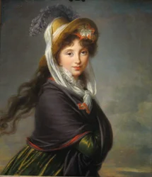 Porträt von Prinzessin Irina Ivanovna Vorontsova, geb. Izmaylova