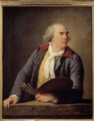 Porträt des Malers Hubert Robert (1733-1808)