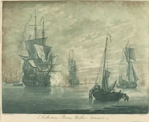 Schifffahrtsszene aus der Sammlung von Thomas Walker, 1720er Jahre
